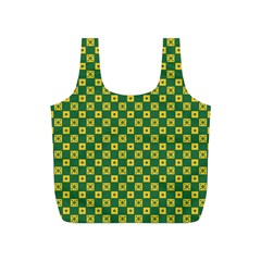 Df Green Domino Full Print Recycle Bag (s) by deformigo