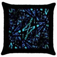 Modern Abstract Geo Print Throw Pillow Case (black) by dflcprintsclothing