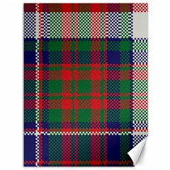 British Tartan Check Plaid Seamless Pattern Canvas 36  X 48  by Wegoenart