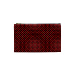 Df Pointsettia Cosmetic Bag (small) by deformigo