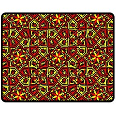 Rby-c-3-7 Double Sided Fleece Blanket (medium)  by ArtworkByPatrick