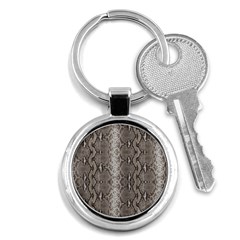 Python Snakeskin Print Key Chain (round) by LoolyElzayat