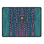 Japanese Sakura Blossoms On The Mountain Fleece Blanket (Small) 50 x40  Blanket Front