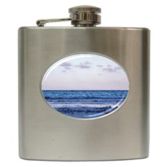 Pink Ocean Hues Hip Flask (6 Oz) by TheLazyPineapple