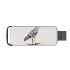 Beach Heron Bird Portable Usb Flash (two Sides) by TheLazyPineapple