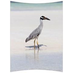 Beach Heron Bird Back Support Cushion by TheLazyPineapple