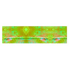 Tank Yellow  #scottfreeart N Green Purple Img 1589 Satin Scarf (oblong) by ScottFreeArt