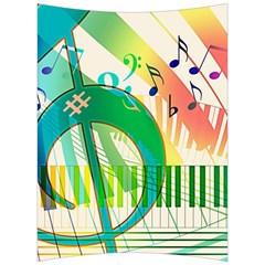 Music Piano Treble Clef Clef Back Support Cushion by Vaneshart