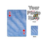 Wavy Cloudspa110232 Playing Cards 54 Designs (Mini) Front - Heart6