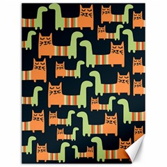 Seamless Pattern With Cats Canvas 12  X 16  by Vaneshart