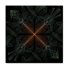 Art Abstract Fractal Pattern Tile Coaster by Wegoenart