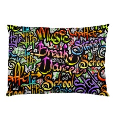 Graffiti Word Seamless Pattern Pillow Case (two Sides) by Nexatart