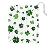 St Patricks day pattern Drawstring Pouch (5XL) Front