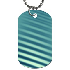 Blue Strips Dog Tag (one Side) by Sparkle