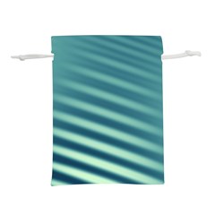 Blue Strips Lightweight Drawstring Pouch (s) by Sparkle