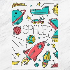 Space Cosmos Seamless Pattern Seamless Pattern Doodle Style Canvas 20  X 30  by Vaneshart
