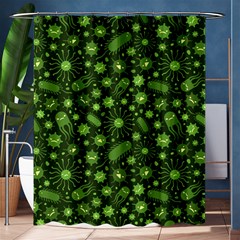 Seamless Pattern With Viruses Shower Curtain 60  X 72  (medium)  by Vaneshart