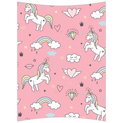 Cute Unicorn Seamless Pattern Back Support Cushion by Vaneshart