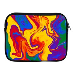 Gay Pride Swirled Colors Apple Ipad 2/3/4 Zipper Cases by VernenInk