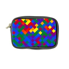 Gay Pride Diagonal Pixels Design Coin Purse by VernenInk