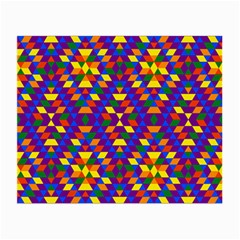 Gay Pride Geometric Diamond Pattern Small Glasses Cloth by VernenInk