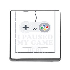 I Had To Pause My Game To Be Here Memory Card Reader (square 5 Slot) by ChezDeesTees