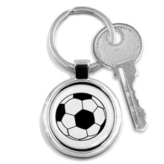 Soccer Lovers Gift Key Chain (round) by ChezDeesTees