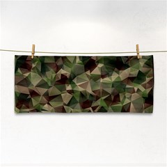 Abstract Vector Military Camouflage Background Hand Towel by Vaneshart