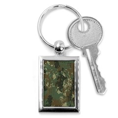 Camouflage-splatters-background Key Chain (rectangle) by Vaneshart