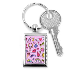 Fashion Patch Set Key Chain (rectangle) by Vaneshart