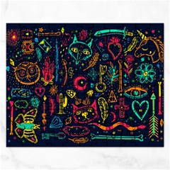 Sketch-graphic-illustration Rectangular Jigsaw Puzzl by Vaneshart