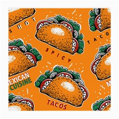 Seamless Pattern With Taco Medium Glasses Cloth (2 Sides) by BangZart