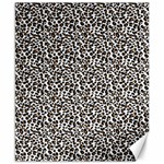 Leopard spots pattern, geometric dots, animal fur print Canvas 8  x 10  8.15 x9.66  Canvas - 1