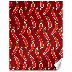 Chili Pattern Red Canvas 12  X 16  by BangZart