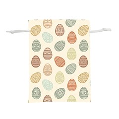 Seamless Pattern Colorful Easter Egg Flat Icons Painted Traditional Style Lightweight Drawstring Pouch (m) by BangZart