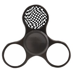 Weaving Racing Flag, Black And White Chess Pattern Finger Spinner by Casemiro