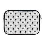 Black and white art-deco pattern Apple MacBook Pro 17  Zipper Case Front