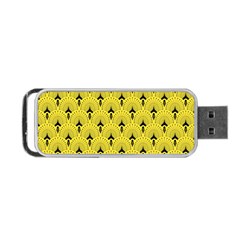 Art-decoyellow Portable Usb Flash (two Sides) by Dushan