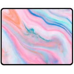 Colorful Marble Abstract Background Texture  Fleece Blanket (medium)  by Dushan