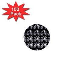 Mountain Bike - Mtb - Hardtail And Dirt Jump 2 1  Mini Buttons (100 Pack)  by DinzDas