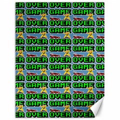 Game Over Karate And Gaming - Pixel Martial Arts Canvas 12  X 16  by DinzDas