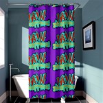 Jaw Dropping Comic Big Bang Poof Shower Curtain 36  x 72  (Stall)  Curtain(36 X72 ) - 33.26 x66.24  Curtain(36 X72 )