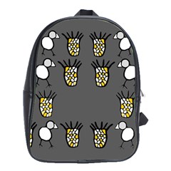 Cchpa Coloured Pineapple School Bag (large) by CHPALTD