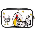 Roseanne Chicken, Retro Chickens Toiletries Bag (Two Sides) Front