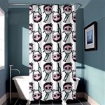 Doctor Pattern White Shower Curtain 36  x 72  (Stall)  Curtain(36 X72 ) - 33.26 x66.24  Curtain(36 X72 )