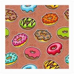 Doughnut Doodle Colorful Seamless Pattern Medium Glasses Cloth by Amaryn4rt