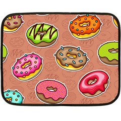 Doughnut Doodle Colorful Seamless Pattern Double Sided Fleece Blanket (mini)  by Amaryn4rt