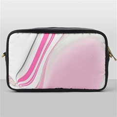 Modern Pink Toiletries Bag (one Side) by Sparkle