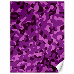 Dark Purple Camouflage Pattern Canvas 36  X 48  by SpinnyChairDesigns