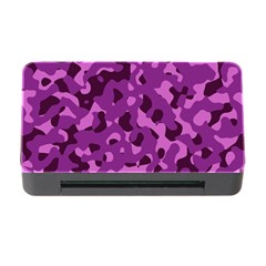 Dark Purple Camouflage Pattern Memory Card Reader With Cf by SpinnyChairDesigns